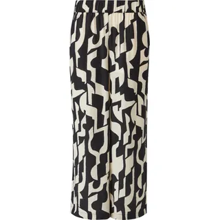 s.Oliver Culotte Strukturierte Hosen Schwarz 36