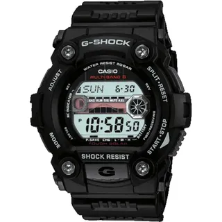 Casio Herren Armbanduhr G-Shock Funk-Solar-Kollektion Digital Quarz Schwarz Resin Gw-7900-1Er