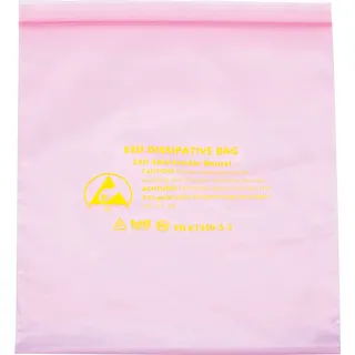 Quadrios ESD-Beutel (L x B) 200 mm x 250 mm ableitfähig ESD-Kennbuchstabe D 10 St.