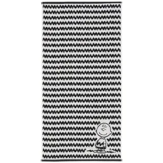 VOSSEN Charlie Brown Duschtuch 67 x 140 cm schwarz