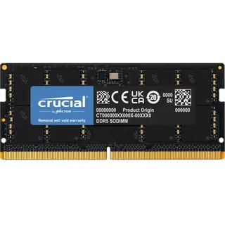 Crucial RAM 32GB 4800MHz SODIMM, schwarz