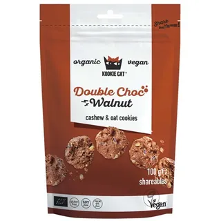 Kookie Cat cashew & oat cookies Mini - Double Choco Walnut
