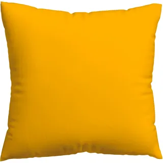schlafgut Kissenbezug Knitted Jersey 80 x 80 cm Gelb