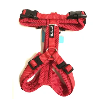 Petlando Mesh Y-Comfort Geschirr rot) XS