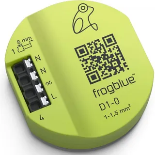 frogblue frogDim 1-0, 1-Kanal Dimmaktor (1x 300W), Automatisierung Zubehör, Grün,