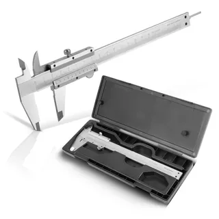 STAHLWERK Messschieber 0-150 mm DIN 862 aus gehärtetem Carbon-Stahl