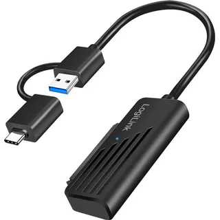 Logilink AU0062 USB 3.2 (Gen1) zu SATA 0,2 m Schwarz,