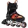 K2 SK8 Hero Boa Alu Junior Inline Skates Schwarz/Orange 35-40