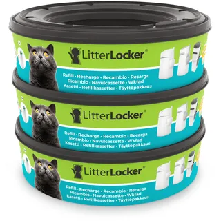LitterLocker II Nachfüllkassette - Sparpaket: 8 x Nachfüllkassette LL II