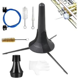 Trompeten-Reinigungsset – Musikinstrument-Zubehör, Trompeteninstrument-Reinigungsset, für Profis, Studenten, Enthusiasten, Anfänger, Darsteller