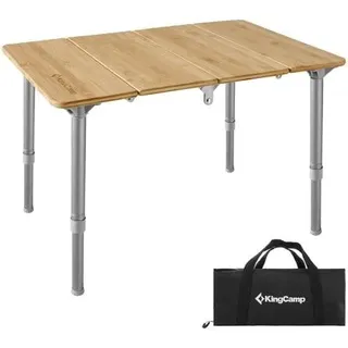 KingCamp Campingtisch Falt Tisch Braun