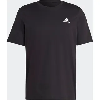 Adidas Essentials Single Jersey Embroidered Small Logo T-Shirt Black S