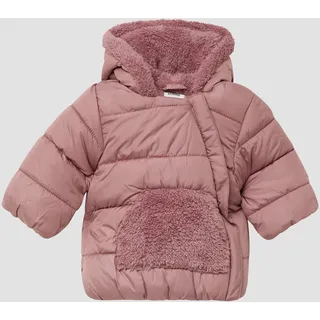s.Oliver Unisex Steppjacke mit Teddyplüsch - pink - 92