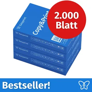 easyprint Kopierpapier A4 80 g/m2 4 x 500 Blatt