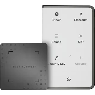 Ledger Stax Crypto Hardware-Geldbörse graphite + Recovery Key