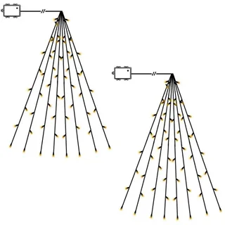 Star Trading LED Lichterkette Baummantel 2 m Warmweiß