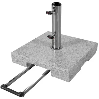 Doppler Schirmständer Granit 45 x 45 cm Grau