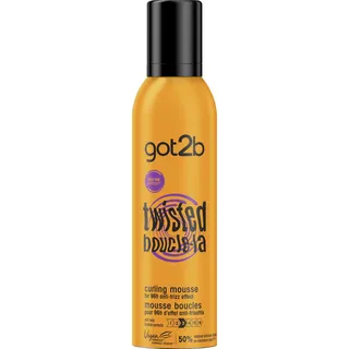 got2b Schwarzkopf - Got2b Frisierschaum für die Haare – Definition von Locken – Anti-Frisottis – gewellt bis lockig – Aerosol 250 ml