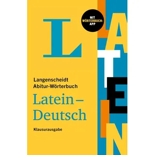 Langenscheidt Bei Pons Langenscheidt Abitur-Wörterbuch Latein