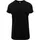 Long Shaped Turnup Tee schwarz M
