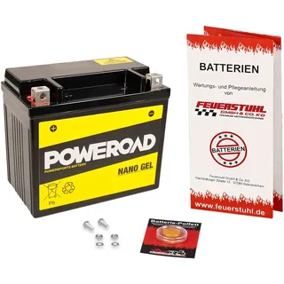 Batterie für Vespa GTS 300, 2012-2023, wartungsfrei, einbaufertig (inkl. 7,50€ Pfand) Gel