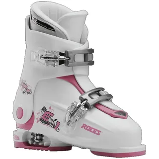 ROCES Idea Up W Kinder Skischuhe Weiß/Deep Pink 19