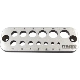 Dübelplatte zur Anfertigung von Holzdübeln