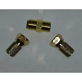 Schwaiger FLS321231 F-Verbinder-Set 2X F-Stecker 7mm + 1x F-Verbinder