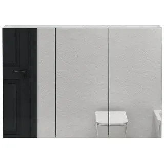 doporro Spiegelschrank02 100 cm weiß