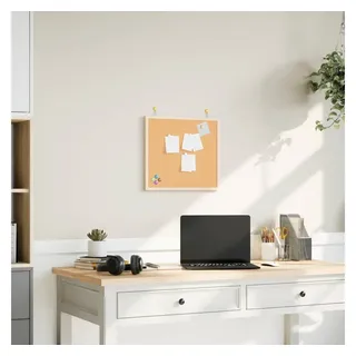 vidaXL Korktafel mit massivem Kiefernholzrahmen 40x40 cm