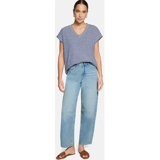 Zero Damen fit Jeans mit Waschung 44, light Blue denim, - 44W