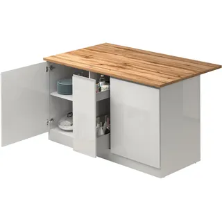 kochstation Kochinsel KS-Sole 155 x 0 x 0 cm Weiß