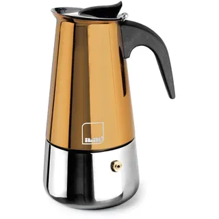 Ibili Moca Cupra 10 Tassen, 460 ml, Edelstahl, induktionsgeeignet