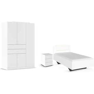 Rauch Schlafzimmer-Set "Komplettzimmer Komplettschlafzimmer Schlafzimmer-Set (3-St.