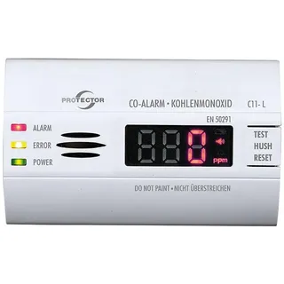 PROTECTOR C11-L Kohlenmonoxid-Melder Weiß