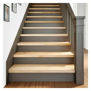vidaXL Treppenstufen 16 Stk. 100x30x2 cm Massivholz Eiche