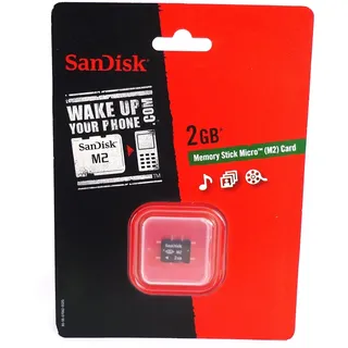 SanDisk Memory Stick Micro M2 Card 2GB Speicherkarte ~mit Rechnung
