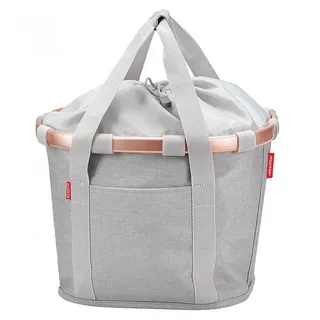 KLICKfix Bikebasket twist sky rose
