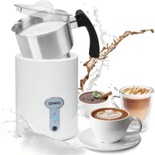 Duronic MF500 WE Milchaufschäumer, 500ml Induktion heiß & kalt Latte Cappuccino
