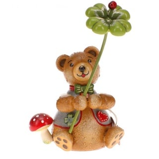 Hubrig Volkskunst GmbH Hubrig Volkskunst Teddy Mini - Glücksbärli - 7 cm