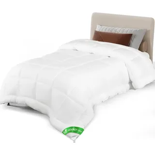 VOUNOT Bettdecke 135x200 cm, 4 Jahreszeiten Daunendecke 300GSM Füllung - Vounot