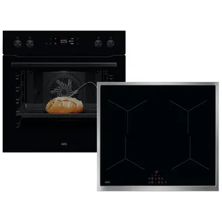 AEG AH63B Set Pyrolyse Herd OE7P621AK + Induktionskochfeld OIX64A00XB