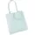 Baumwoll-Tragetasche mit langen Henkeln Pastel mint 38 x 42 cm