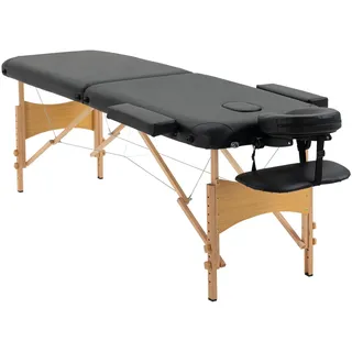 Homcom Massageliege, klappbarer Massagetisch mit Kopfstütze, für Spa, Salon