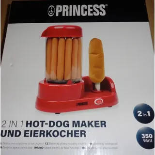 Princess® 2 in 1 Hotdog Maker und Eierkocher,NEU!