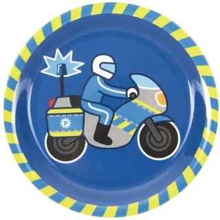 Die Spiegelburg Melamin-Teller Polizei (Wenn ich mal groß bin)