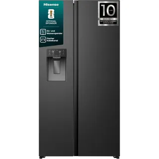 Hisense RS5P528STFE Side-by-Side (528 l, 1786 mm hoch, Schwarz)