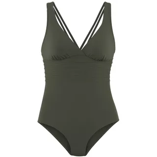 LASCANA Badeanzug Damen Grün 42 Cup C