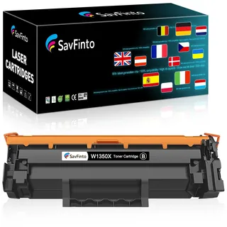 SavFinto 135X W1350X Toner MIT CHIP Ersatz für HP 135A W1350A 135X W1350X Tonerpatrone Kompatibel mit HP Laserjet M209dw M209dwn Laserjet MFP M234dw M234sdw M234sdn M234dwn M234 M209 (1 Schwarz)