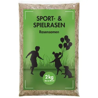 Stroetmann Saat Rasensaatgut Sport- und Spielrasen 2 kg, für ca. 80 m2